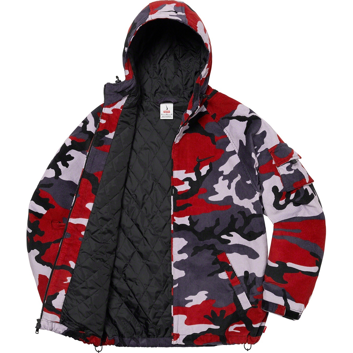 Supreme®/Nike® Arc Corduroy Hooded Jacket view 6